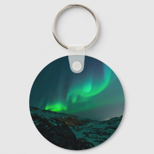 Green Northern Lights Sleutelhanger