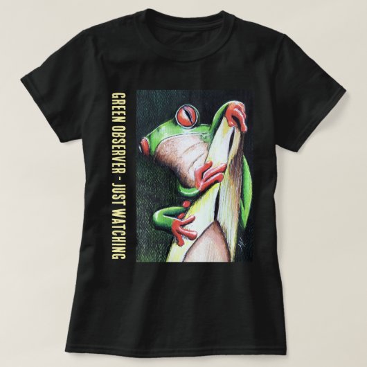 Green Observer - Just Watching T-shirt (Design voorkant)