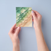 Green Ocean Beach Party Seizoen Zomer Flyer (Hand)