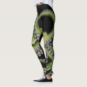 Green Octopus Black Leggings (Links)