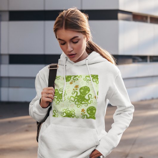Green Octopus Hoodie