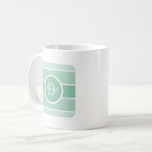 Green Ombre Monogram Koffiemok (Voorkant links)
