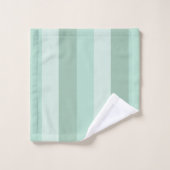 Green Ombre Striped Bad Handdoek (Wasdoekje)
