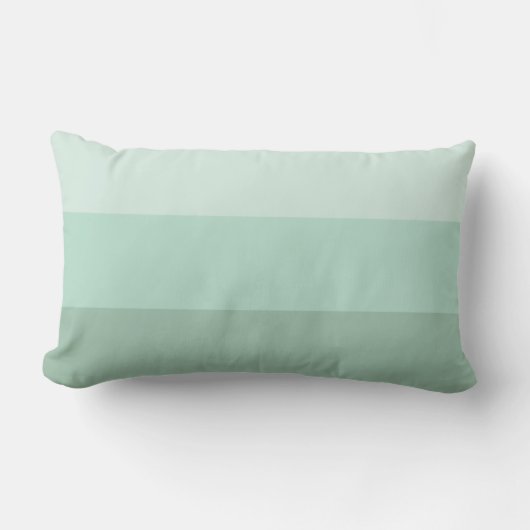 Green Ombre Striped Kussen (Voorkant)
