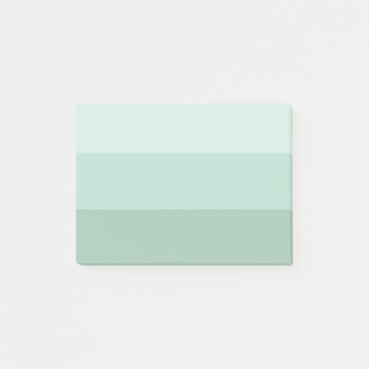 Green Ombre Striped Post-it® Notes (Voorkant)