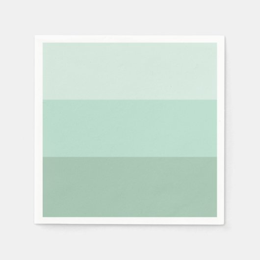Green Ombre Striped Servet (Voorkant)