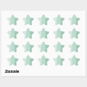 Green Ombre Striped Ster Sticker (Vel)