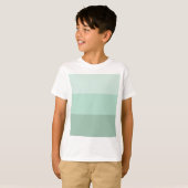 Green Ombre Striped T-shirt (Voorkant volledig)