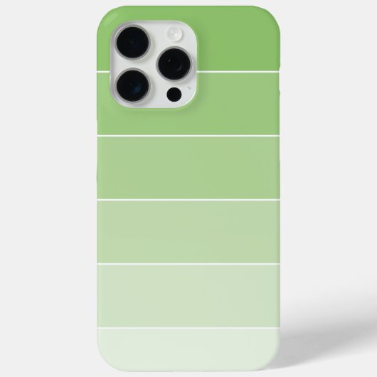 Green Ombré Stripes Case-Mate iPhone Case (Achterkant)