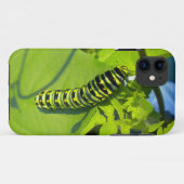 Green on Green Caterpillar iPhone 5 coque (Dos (Horizontal))