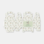 Green One Lucky Duck 1st Birthday Favoriete Box Bedankdoosjes (Uitgevouwen)