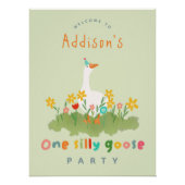 Green One Silly Goose Première Affiche de bienvenu (Devant)