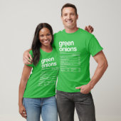 Green Onions Nutrition Feit Funny Thanksgiving Chr T-shirt (Unisex)