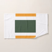 Green orange bad handdoek (Handdoek)