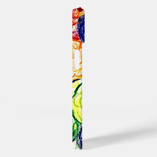 Green Orange Rosas iPhone / coque ipad (Verso / Droite)