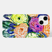 Green Orange Rosas iPhone / coque ipad (Verso (horizontal))