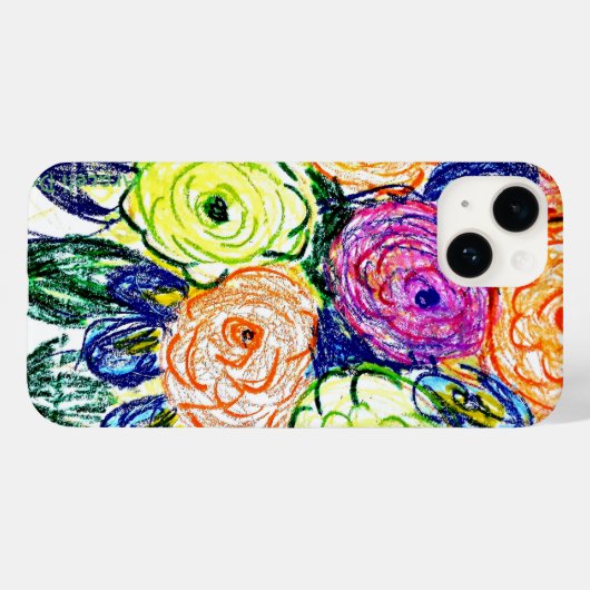 Green Orange Rosas iPhone / coque ipad (Verso (horizontal))