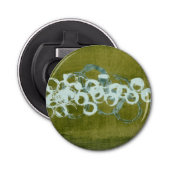 Green Orbs I Button Flesopener (Voorkant)
