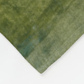 Green Orbs I Fleece Deken (Hoek)
