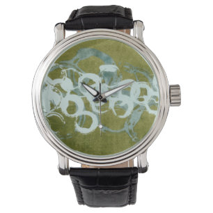 Green Orbs I Horloge