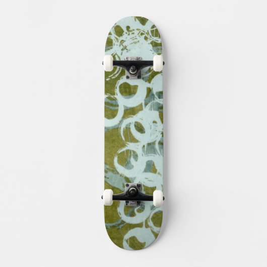 Green Orbs I Skateboard (Voorkant)