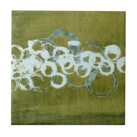 Green Orbs I Tegeltje (Voorkant)