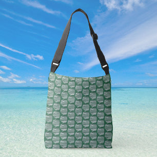 Green Orbs of Interference Crossbody Bag Tas