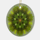 Green Orchid Ornament (Links)