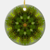 Green Orchid Ornament (Achterkant)