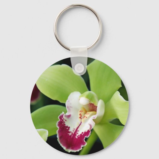 Green Orchid Sleutelhanger (Voorkant)