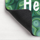 Green Organic Pattern Abstracte kunst Muismat (Hoek)