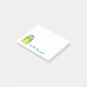 Green Owl Memo Pad Post-it® Notes (Schuin)