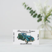 Green Packard Luxury-auto Visitekaartje (Staand voorkant)