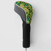Green Paisley Pattern Golfheadcover (Schuin)