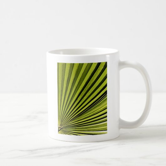 Green Palm Frond Koffiemok (Rechts)