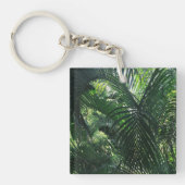 Green Palm Tree Kaychain Sleutelhanger (voorkant)