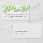 GREEN PALMS III Visitekaartje Design (Voorkant / Achterkant)