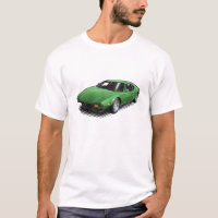 Green Pantera op White T-Shirt