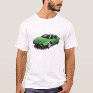 Green Pantera op White T-Shirt