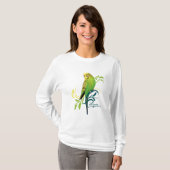 Green Parakeet T-shirt (Voorkant volledig)