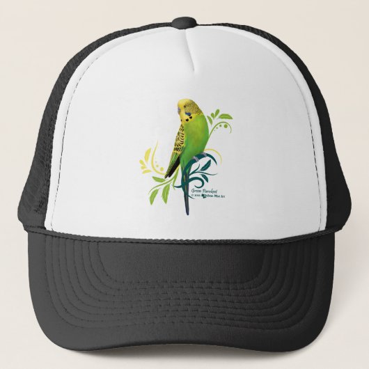 Green Parakeet Trucker Pet (Voorkant)
