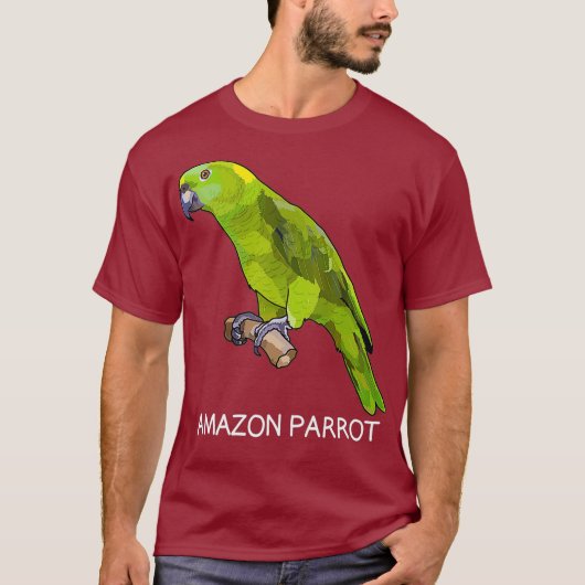 Green Parrot Bird Lover T-shirt (Voorkant)