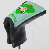 Green Parrot Design Golfheadcover (3/4 voorkant)