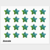 Green Parrot Ster Sticker (Vel)