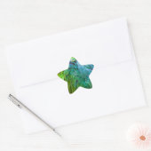 Green Parrot Ster Sticker (Envelop)