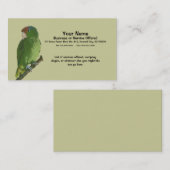 Green Parrot Visitekaartje (Voorkant / Achterkant)