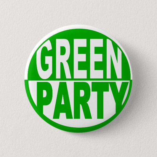 Green Party USA Ronde Button 5,7 Cm (Voorkant)
