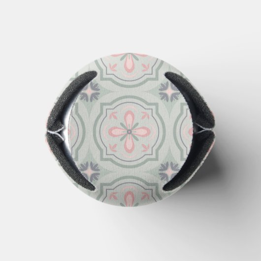 Green Pastel Floral Tiles Blikjeskoeler (Bodem)