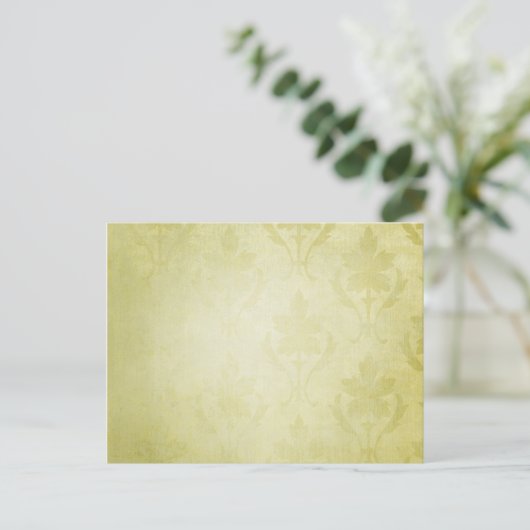 Green Pattern BAckground Briefkaart (Staand voorkant)