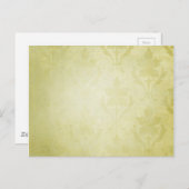 Green Pattern BAckground Briefkaart (Voorkant / Achterkant)